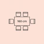 MASA SYMPHONY OAK NEGRU 160X79