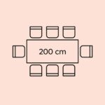 MASA SYMPHONY OAK NEGRU 200X99