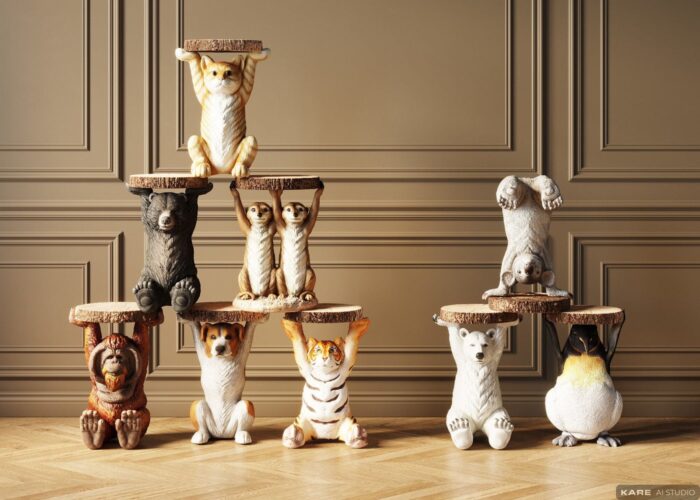 MASUTA AUXILIARA ANIMAL MS CAT Ø33CM
