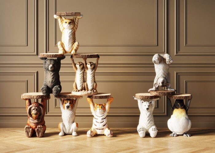 MASUTA AUXILIARA ANIMAL MS CAT Ø33CM