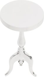 MASUTA AUXILIARA BAROCCO ARGINTIE Ø27 CM
