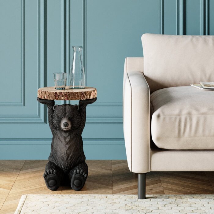 MASUTA AUXILIARA BEAR Ø33 CM
