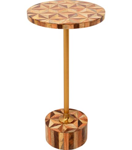 MASUTA AUXILIARA DOMERO GEO Ø25 CM MARO