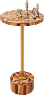 MASUTA AUXILIARA DOMERO GEO Ø25 CM MARO