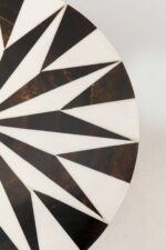 MASUTA AUXILIARA DOMERO STAR Ø25 CM ALB-MARO