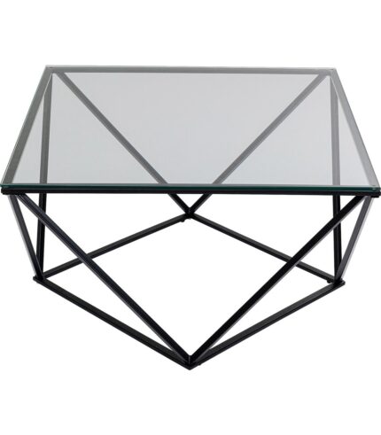 MASA DE CAFEA CRISTALLO NEAGRA 80X80 CM
