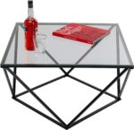 MASA DE CAFEA CRISTALLO NEAGRA 80X80 CM
