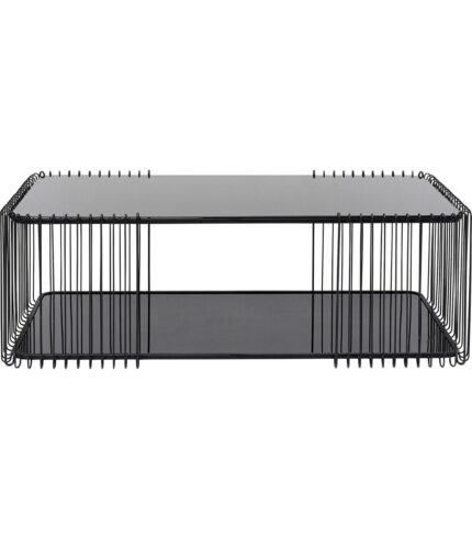 MASA DE CAFEA WIRE DOUBLE NEAGRA 120X60 CM