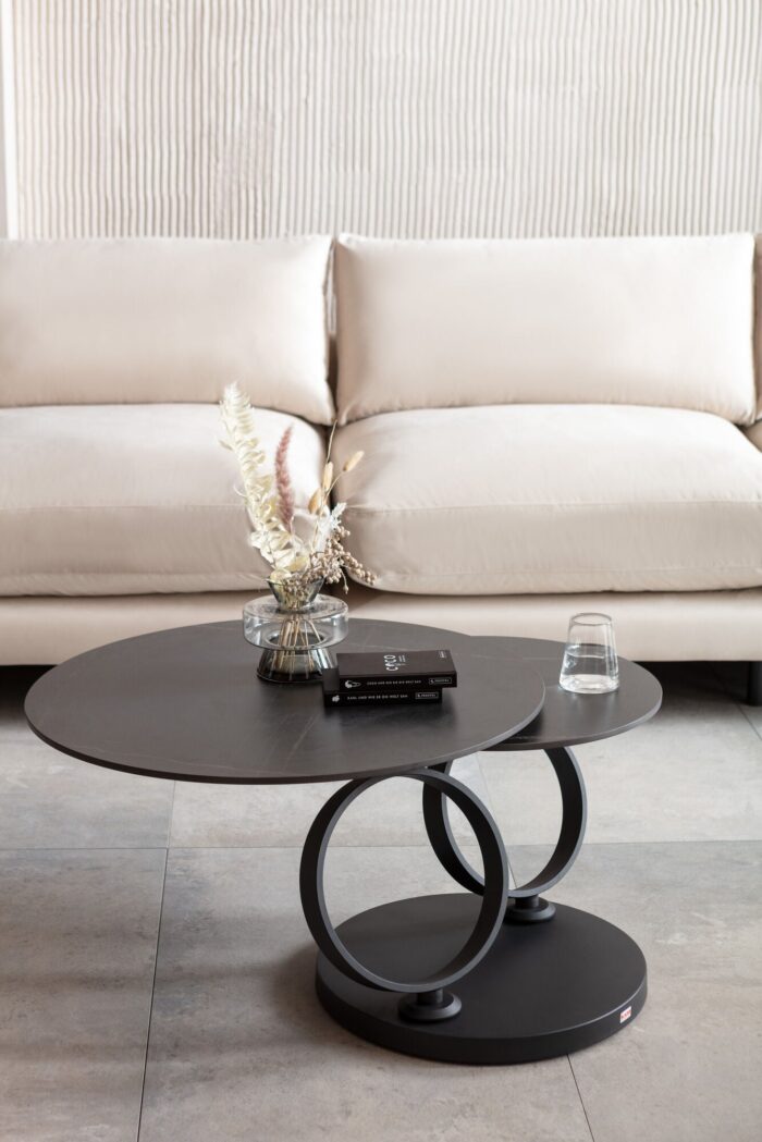 MASUTA CAFEA BEVERLY NEAGRA 133X80 CM