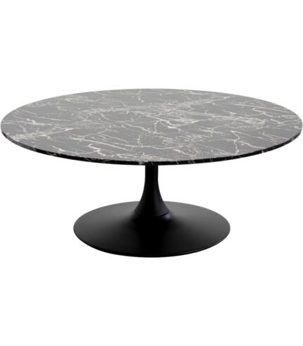 MASA DE CAFEA SCHICKERIA MARBLE NEGRU Ø110 CM
