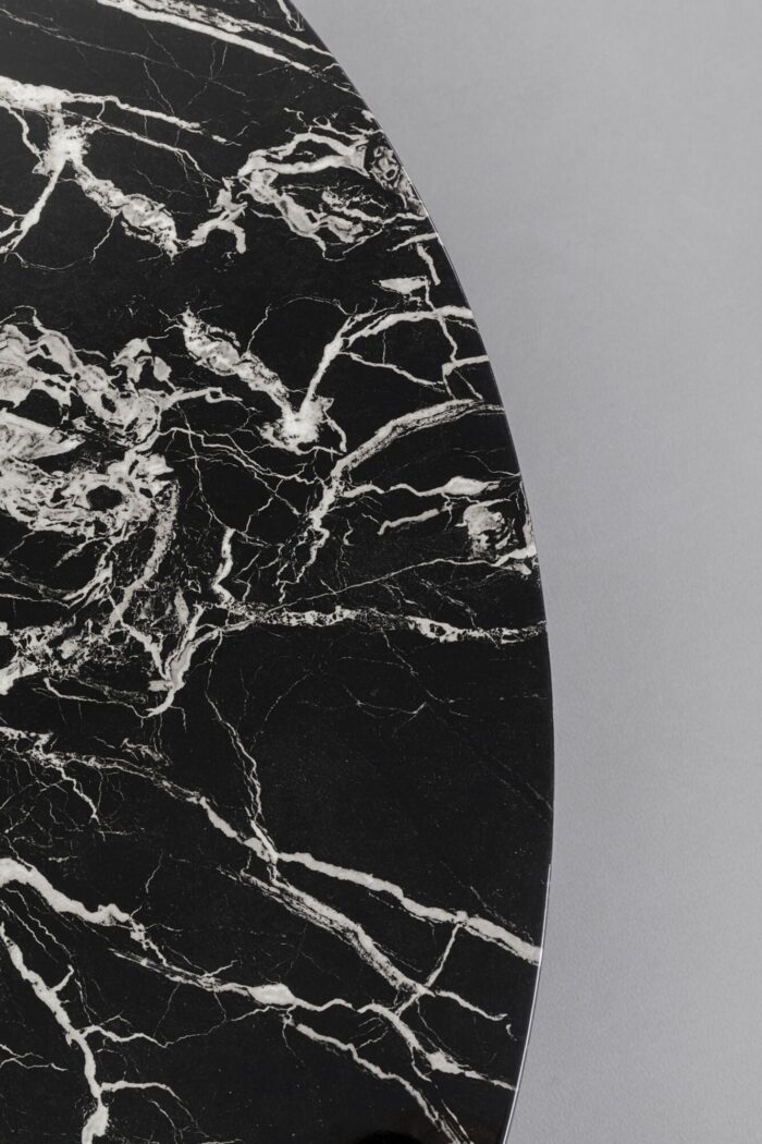 MASA DE CAFEA SCHICKERIA MARBLE NEGRU Ø110 CM