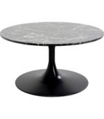 MASA DE CAFEA SCHICKERIA MARBLE NEGRU Ø80 CM