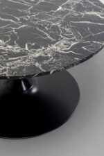 MASA DE CAFEA SCHICKERIA MARBLE NEGRU Ø80 CM