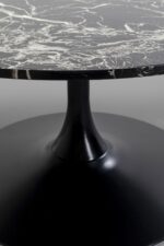 MASA DE CAFEA SCHICKERIA MARBLE NEGRU Ø80 CM