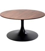 MASA DE CAFEA ROTUNDA NEAGRA/MARO Ø80 CM SCHICKERIA WALNUT