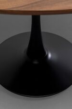 MASA DE CAFEA ROTUNDA NEAGRA/MARO Ø80 CM SCHICKERIA WALNUT