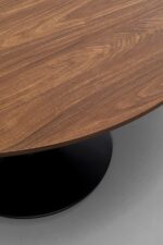 MASA DE CAFEA ROTUNDA NEAGRA/MARO Ø80 CM SCHICKERIA WALNUT