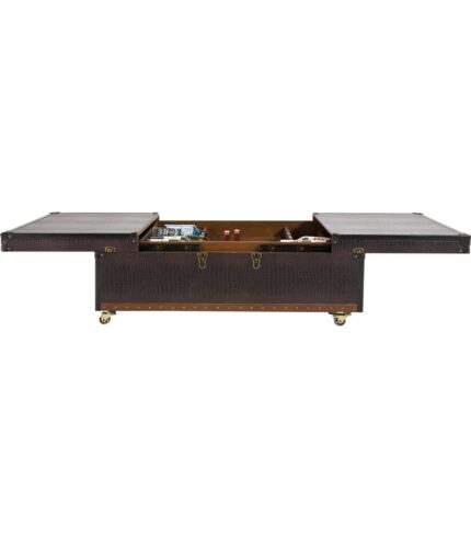MASA DE CAFEA TIP BAR COLONIAL 120X75CM MARO