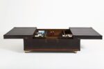 MASA DE CAFEA TIP BAR COLONIAL 120X75CM MARO