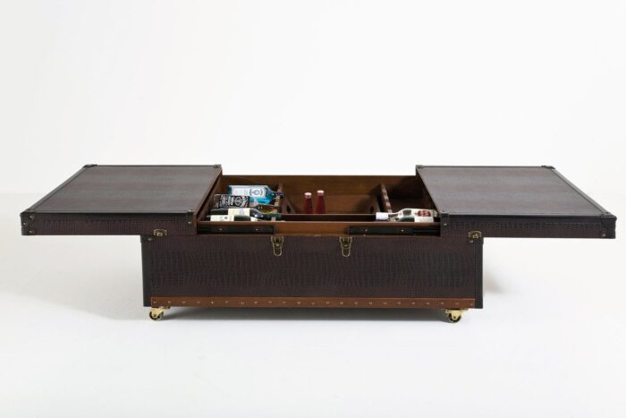 MASA DE CAFEA TIP BAR COLONIAL 120X75CM MARO
