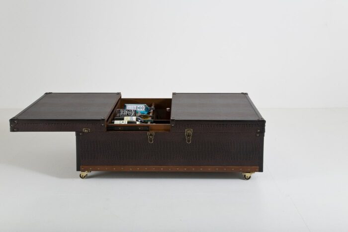MASA DE CAFEA TIP BAR COLONIAL 120X75CM MARO