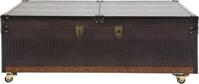 MASA DE CAFEA TIP BAR COLONIAL 120X75CM MARO
