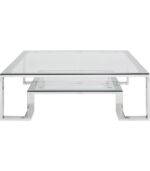 MASUTA DE CAFEA SILVER RUSH 120X120CM