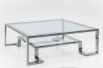 MASUTA DE CAFEA SILVER RUSH 120X120CM