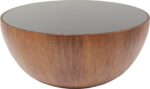 MASA DE CAFEA TEAR DROPS WALNUT Ø80CM