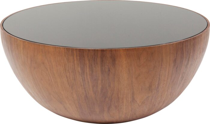MASA DE CAFEA TEAR DROPS WALNUT Ø80CM