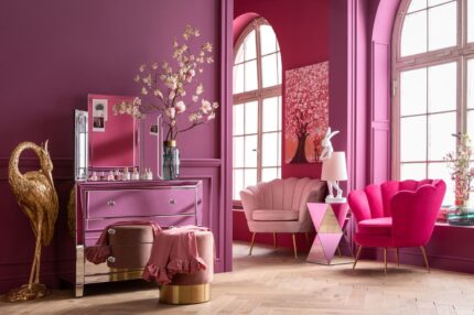 MASUTA AUXILIARA DIN OGLINDA LUXURY TRIANGLE