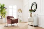 MASUTA AUXILIARA DIN OGLINDA LUXURY TRIANGLE