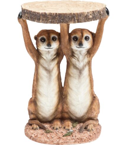MASUTA AUXILIARA MEERKAT SISTERS Ø33 CM