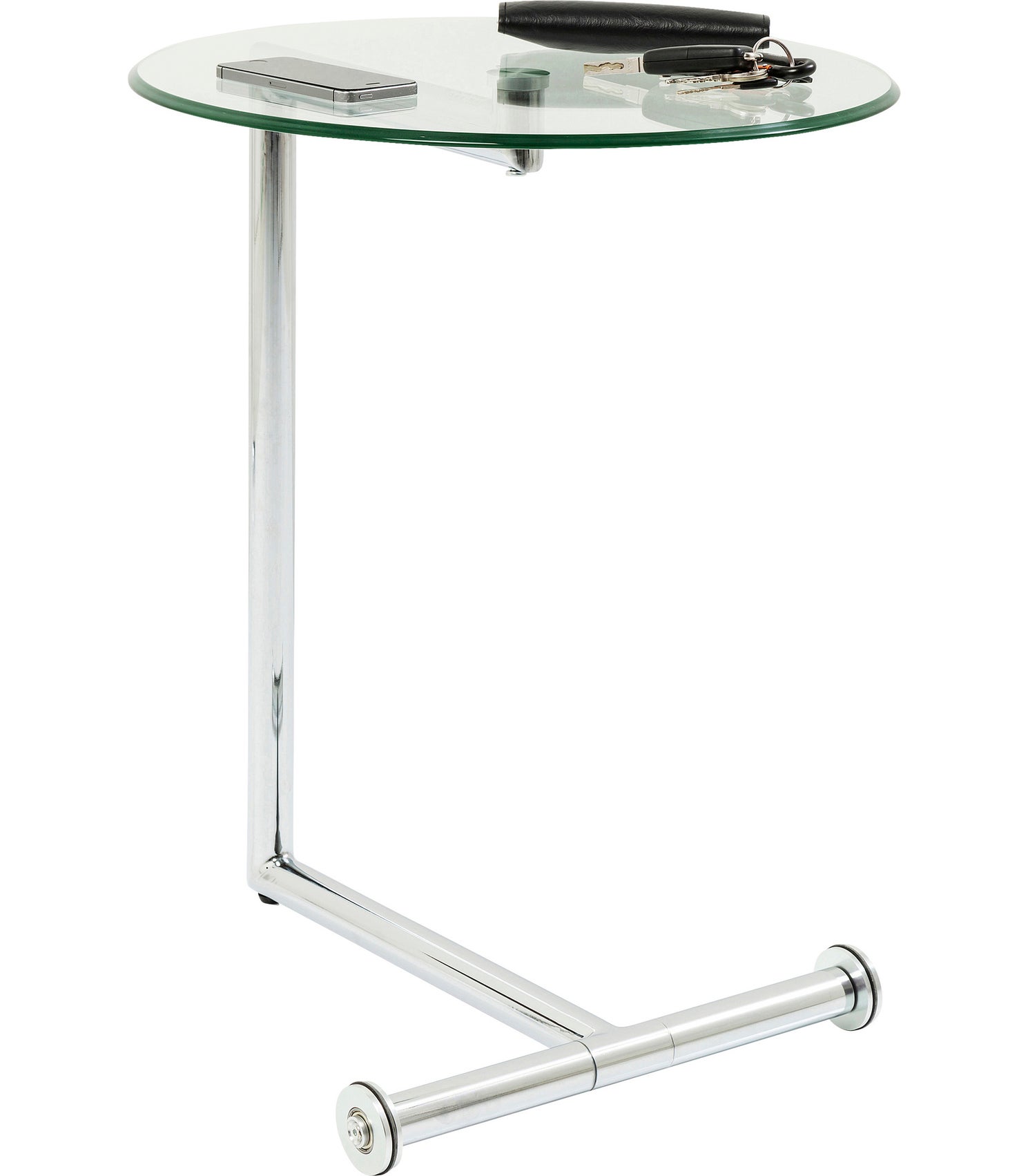 stolik-pomocniczy-easy-living-o46-cm-transparentno-srebrny-1-npno2.jpg MASUTA AUXILIARA EASY LIVING CLEAR Ø46CM