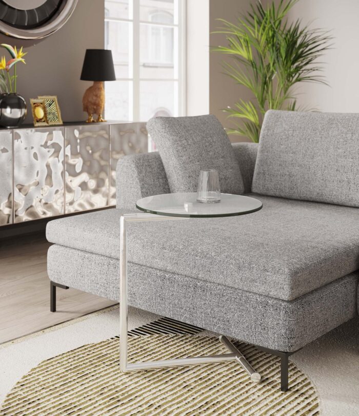 MASUTA AUXILIARA EASY LIVING CLEAR Ø46CM