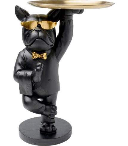 MASUTA AUXILIARA COOL BULLDOG 40X55 CM NEAGRA