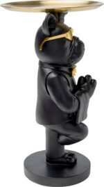 MASUTA AUXILIARA COOL BULLDOG 40X55 CM NEAGRA