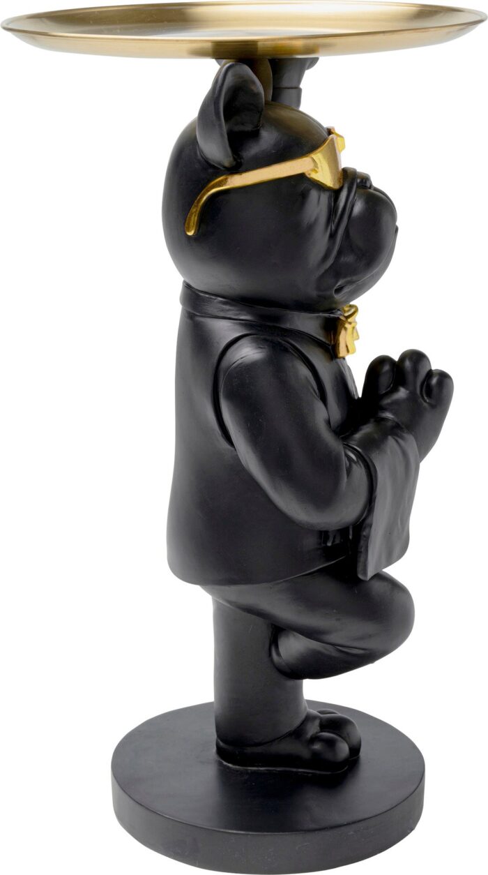 MASUTA AUXILIARA COOL BULLDOG 40X55 CM NEAGRA