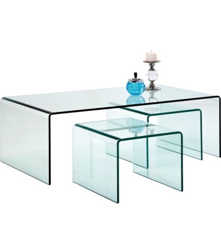 SET 3 MASUTE CAFEA CLEAR CLUB TRANSPARENT