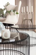 SET 2 MASUTE DE CAFEA WIRE NEGRU
