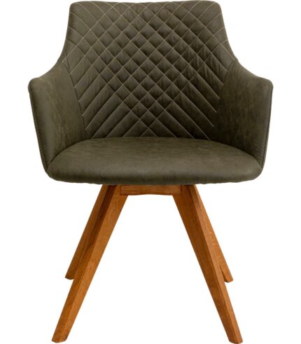 SCAUN ROTATIV COCO WOOD VERDE