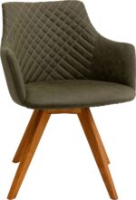 SCAUN ROTATIV COCO WOOD VERDE