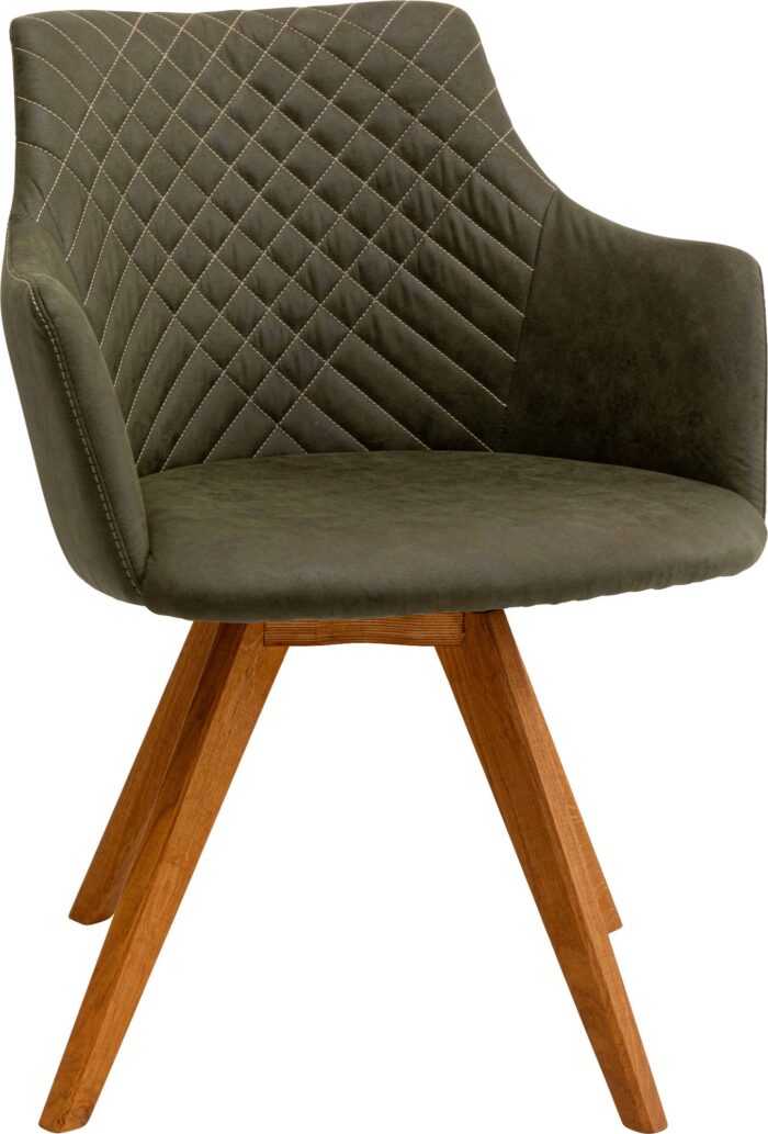 SCAUN ROTATIV COCO WOOD VERDE