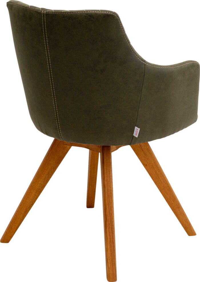 SCAUN ROTATIV COCO WOOD VERDE