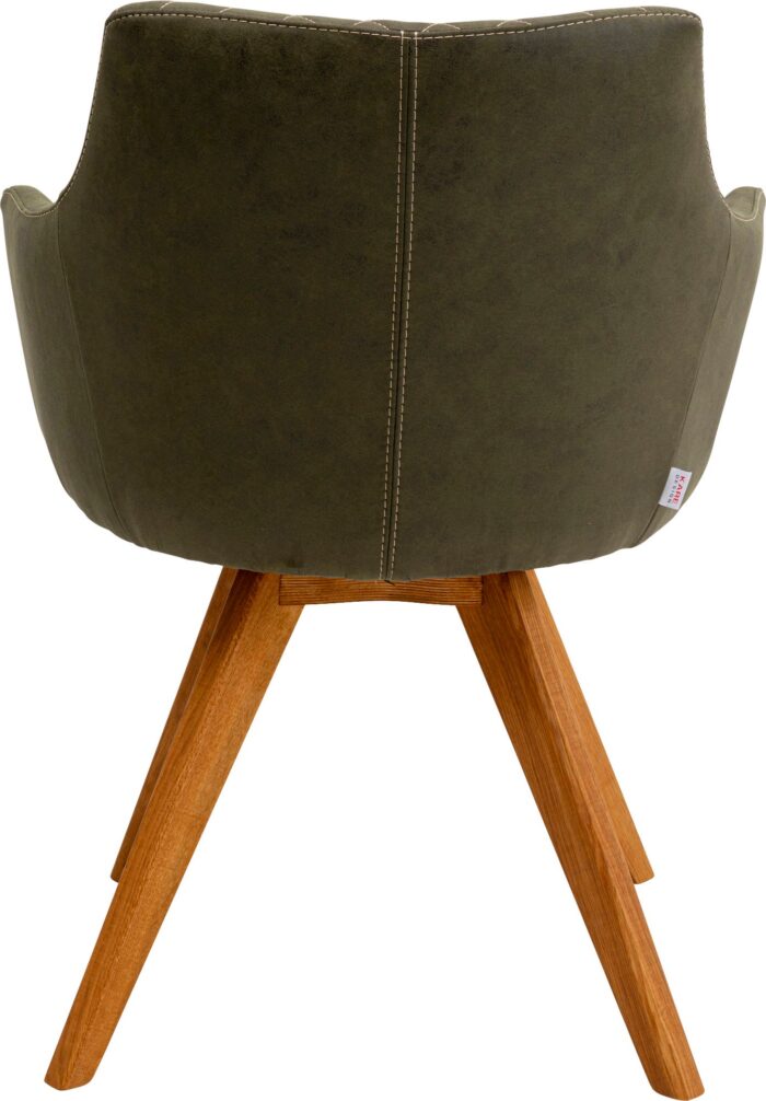 SCAUN ROTATIV COCO WOOD VERDE