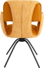 SCAUN ROTATIV CU COTIERE HELLI YELLOW