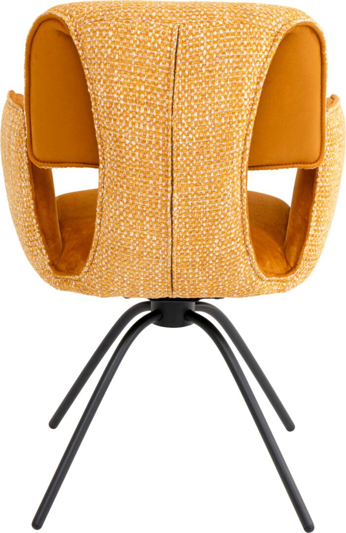 SCAUN ROTATIV CU COTIERE HELLI YELLOW