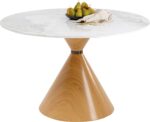 MASĂ CONO DIN CERAMICĂ, STEJAR, Ø120CM