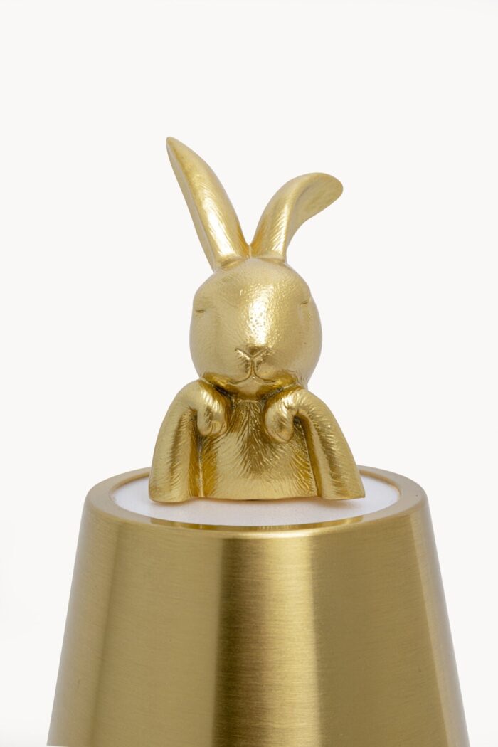 VEIOZĂ ANIMAL RABBIT LED AURIU 29 CM