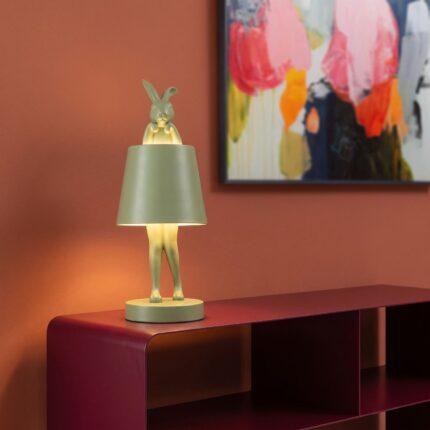 LAMPĂ DE MASĂ LED CU MODEL IEPURE MATCHA 29CM